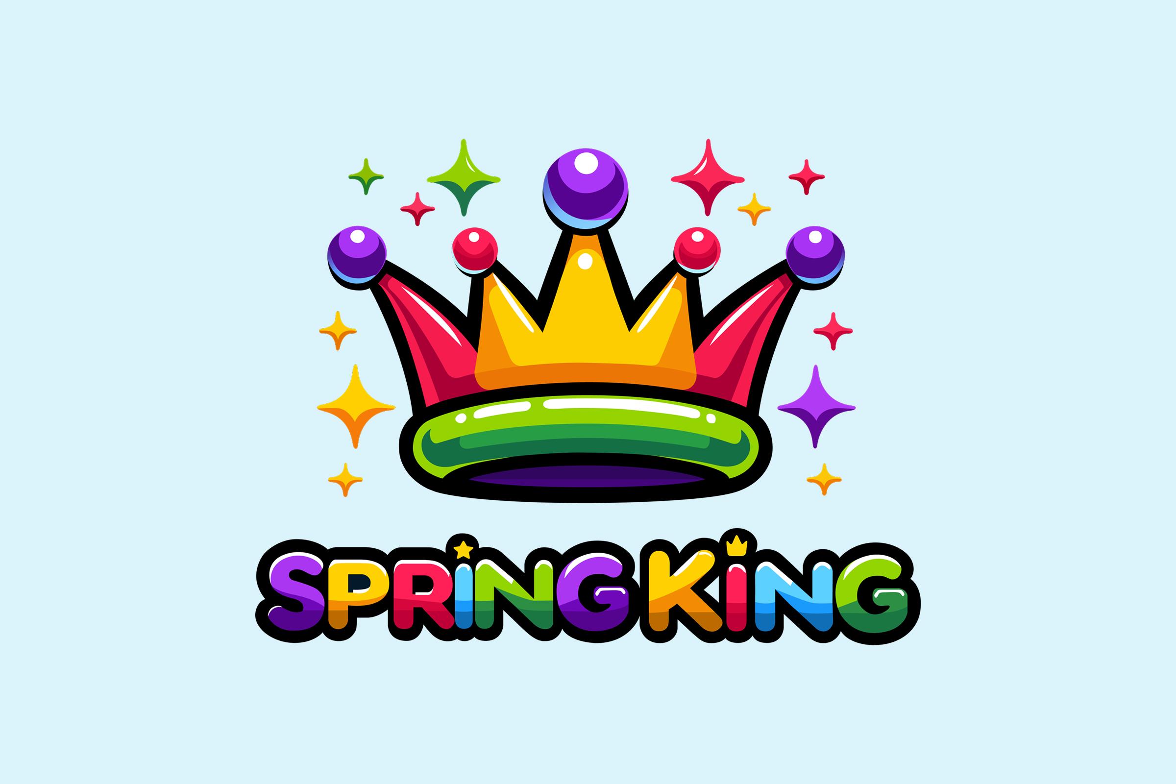 Het nieuwe logo van Springking